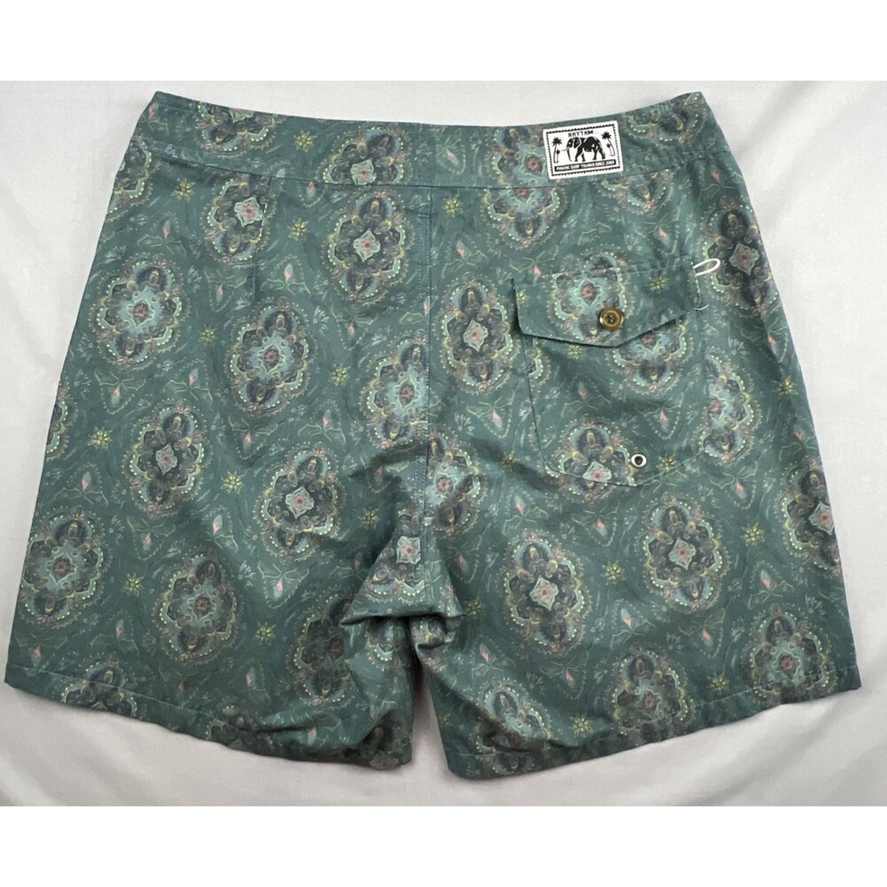 Rhythm. Arlo 7.5” Board Shorts Swim Trunks Size 34 - Picture 5 of 8